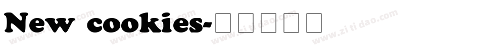 New cookies字体转换